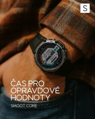 Čas pro opravdové hodnoty 🖤 A chytré hodinky, které ti je pomůžou najít – v přírodě, v pohybu i v běžném dni ⭐️ Pořiď si...